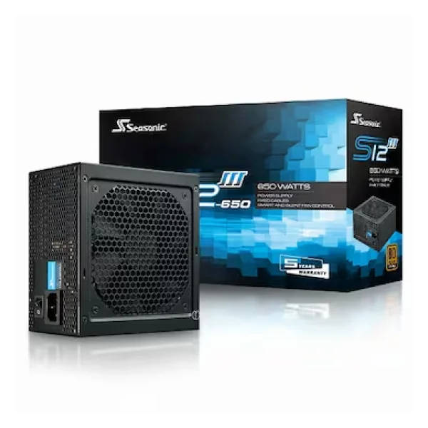 SeaSonic S12III 650 W 80+ Bronze Certified ATX Power Supply