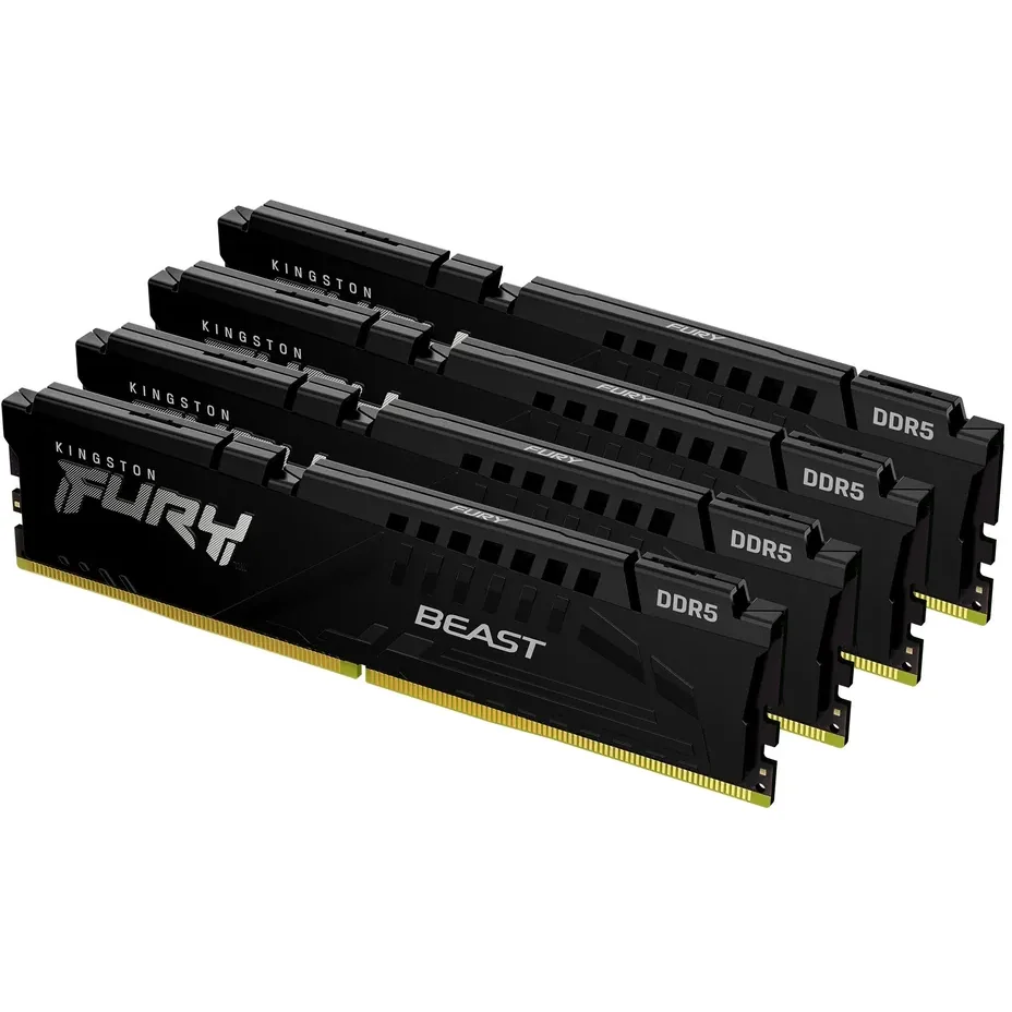 Kingston FURY Beast 128 GB (4 x 32 GB) DDR5-5600 CL40 Memory