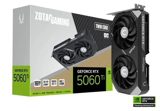 Zotac Twin Edge OC GeForce RTX 5060 Ti 16 GB