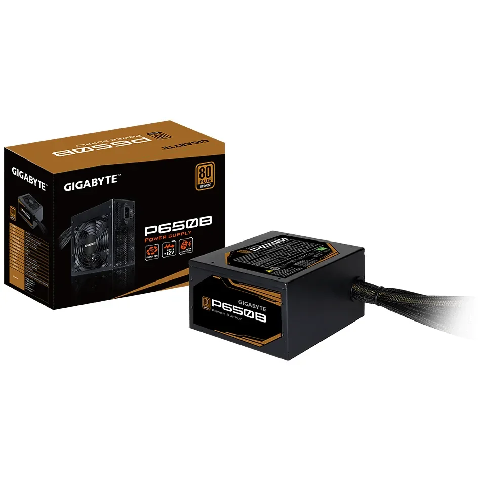 Gigabyte P-B 650 W 80+ Bronze Certified ATX Power Supply
