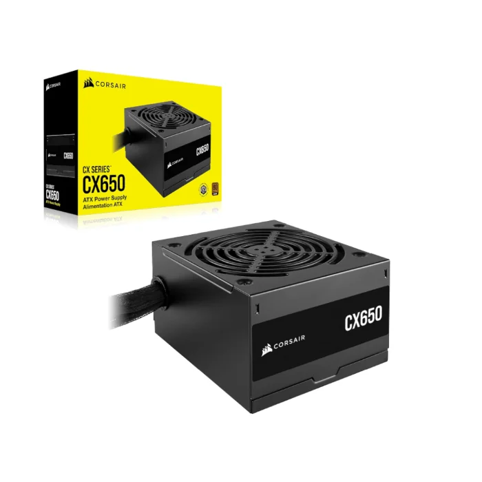 Corsair CX (2023) 650 W 80+ Bronze Certified ATX Power Supply