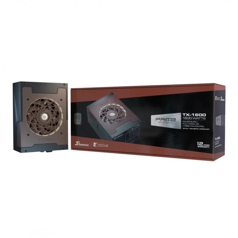 SeaSonic PRIME TX-1600 ATX 3.1 1600 W 80+ Titanium Certified Fully Modular ATX Power Supply