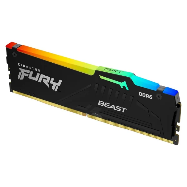Kingston FURY Beast RGB 16 GB (1 x 16 GB) DDR5-6400 CL32 Memory