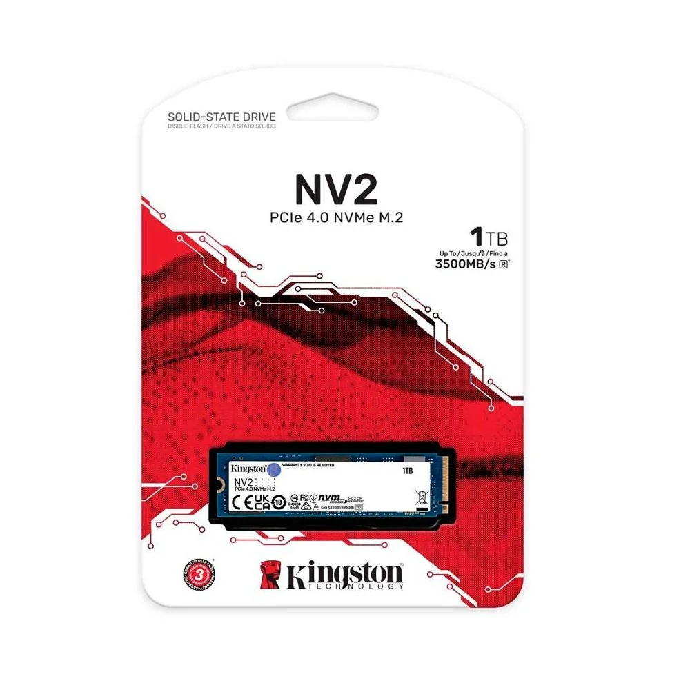 Kingston NV2 1 TB M.2-2280 PCIe 4.0 X4 NVME