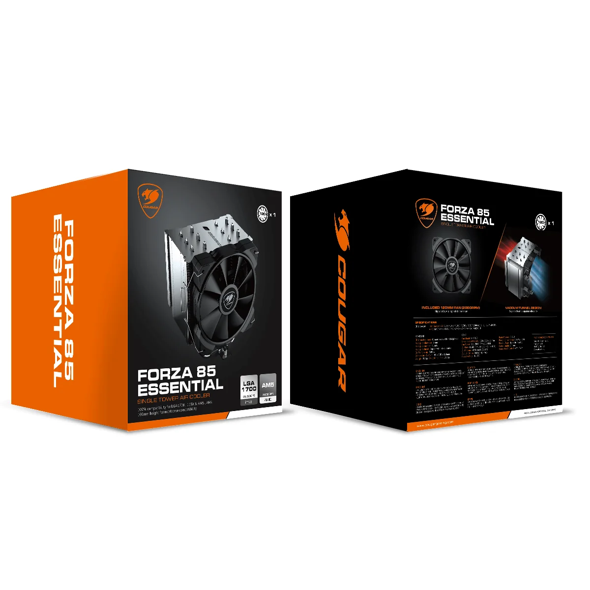 Cougar FORZA 85 ESSENTIAL 82.48 CFM CPU