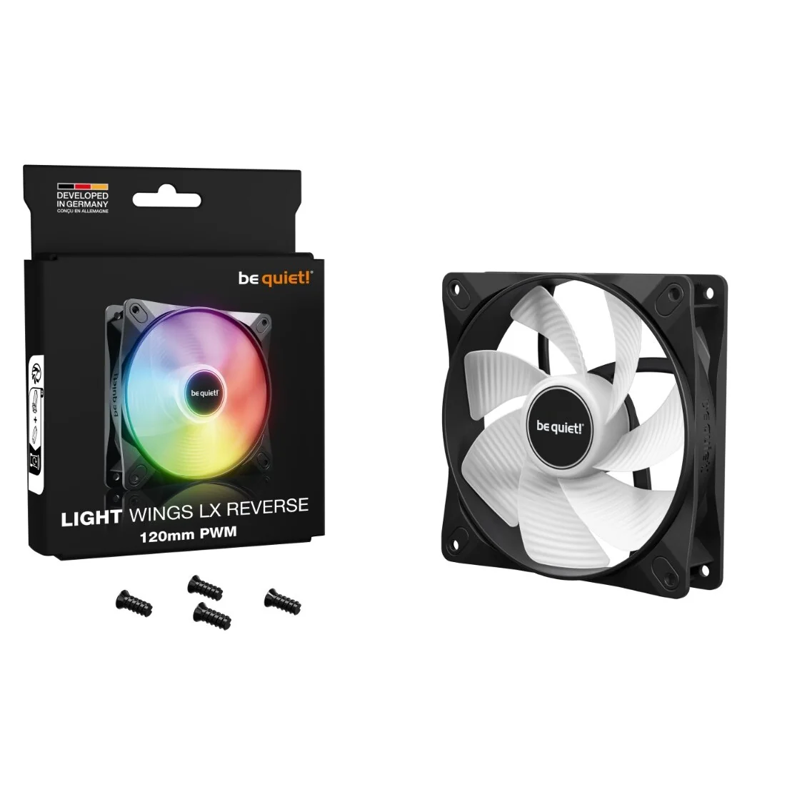 be quiet! Light Wings LX 48.8 CFM 120 mm
