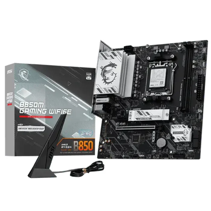 MSI B850M GAMING WIFI6E Micro ATX AM5 Motherboard