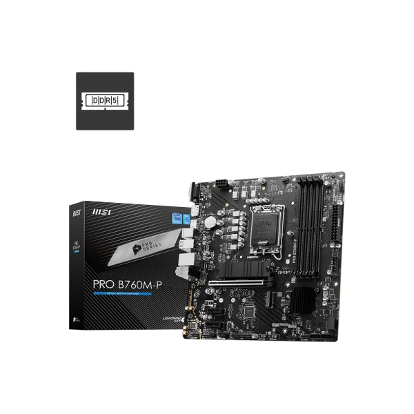 MSI PRO B760M-P Micro ATX LGA1700 Motherboard