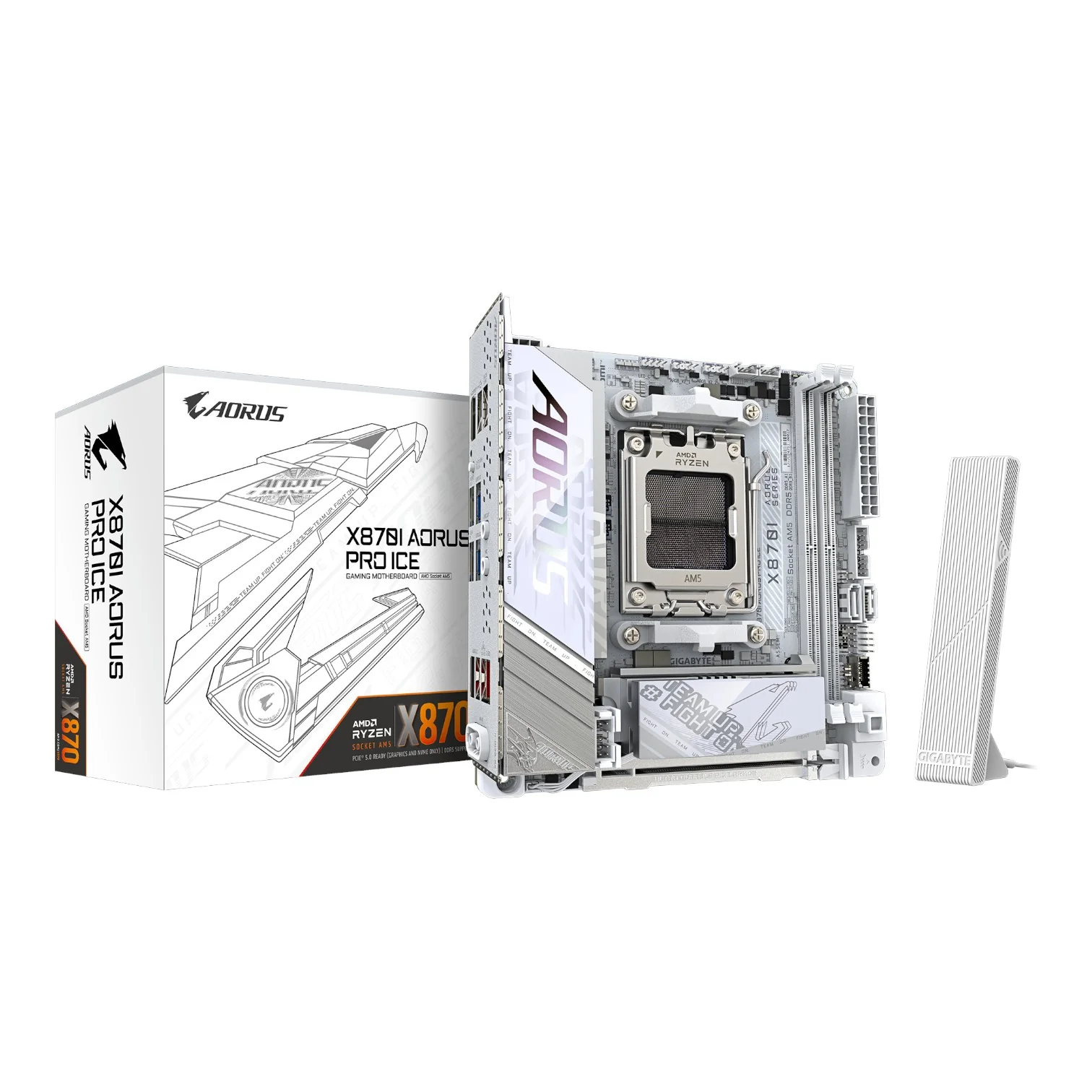 Gigabyte X870I AORUS PRO ICE Mini ITX AM5 Motherboard