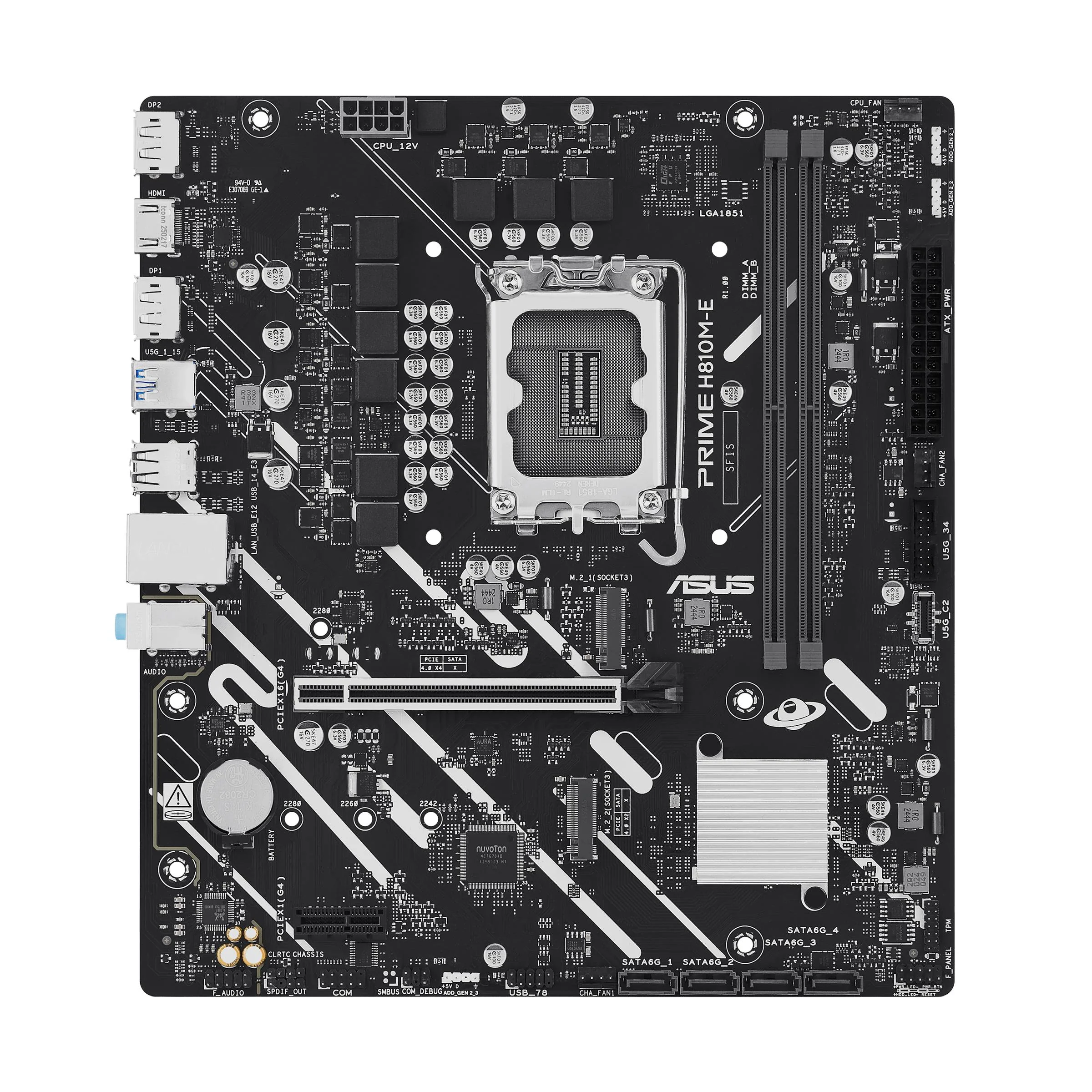 Asus PRIME H810M-E Micro ATX LGA1851 Motherboard