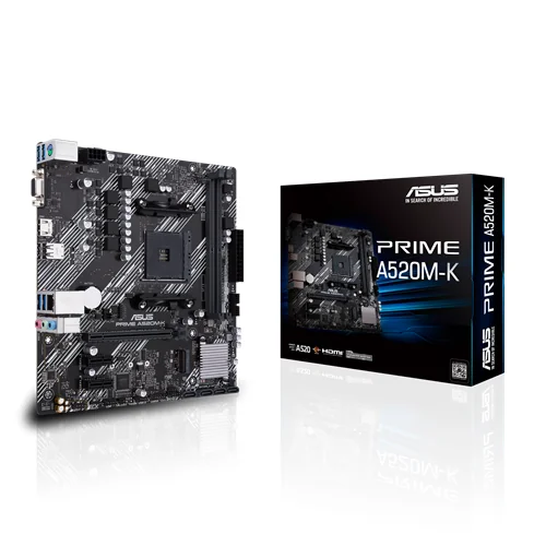 Asus PRIME A520M-K Micro ATX AM4 Motherboard