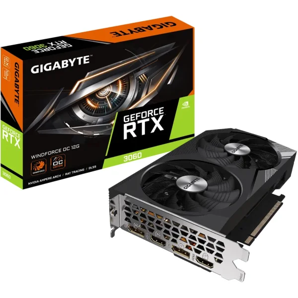 Gigabyte WINDFORCE OC GeForce RTX 3060 12GB 12 GB