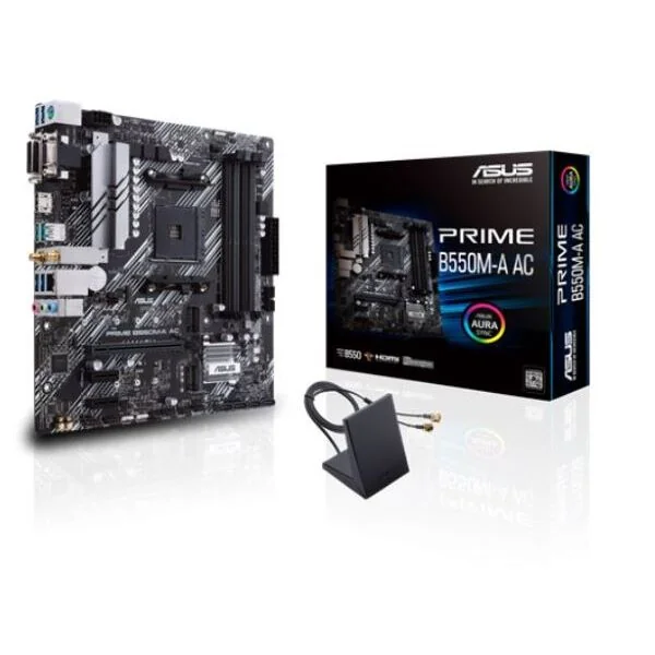 Asus PRIME B550M-A AC Micro ATX AM4 Motherboard