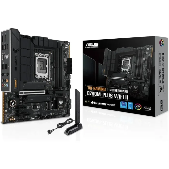 Asus TUF GAMING B760M-PLUS WIFI II Micro ATX LGA1700 Motherboard