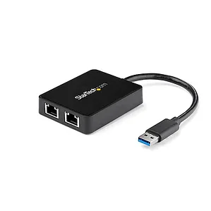 StarTech USB32000SPT 2 x Gigabit Ethernet USB Type-A Network Adapter