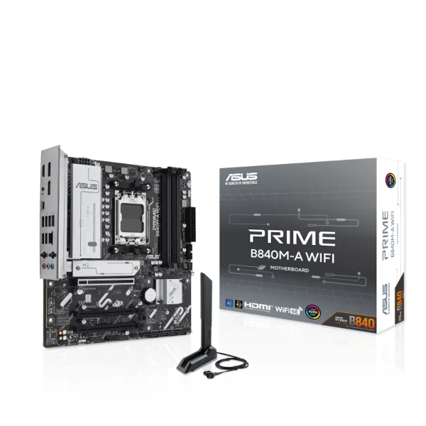 Asus PRIME B840M-A WIFI Micro ATX AM5 Motherboard