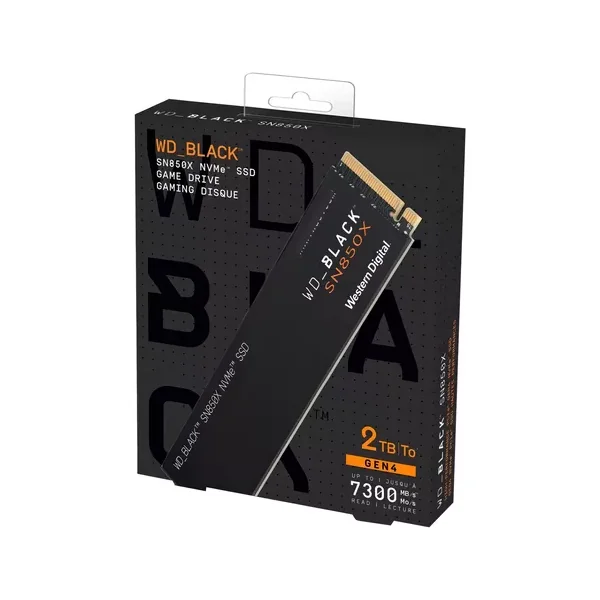 Western Digital WD_Black SN850X 2 TB M.2-2280 PCIe 4.0 X4 NVME