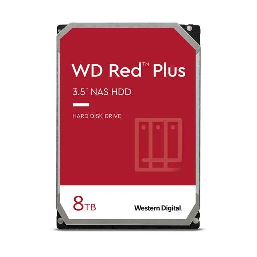 Western Digital Red Plus 8 TB 3.5" 5640 RPM