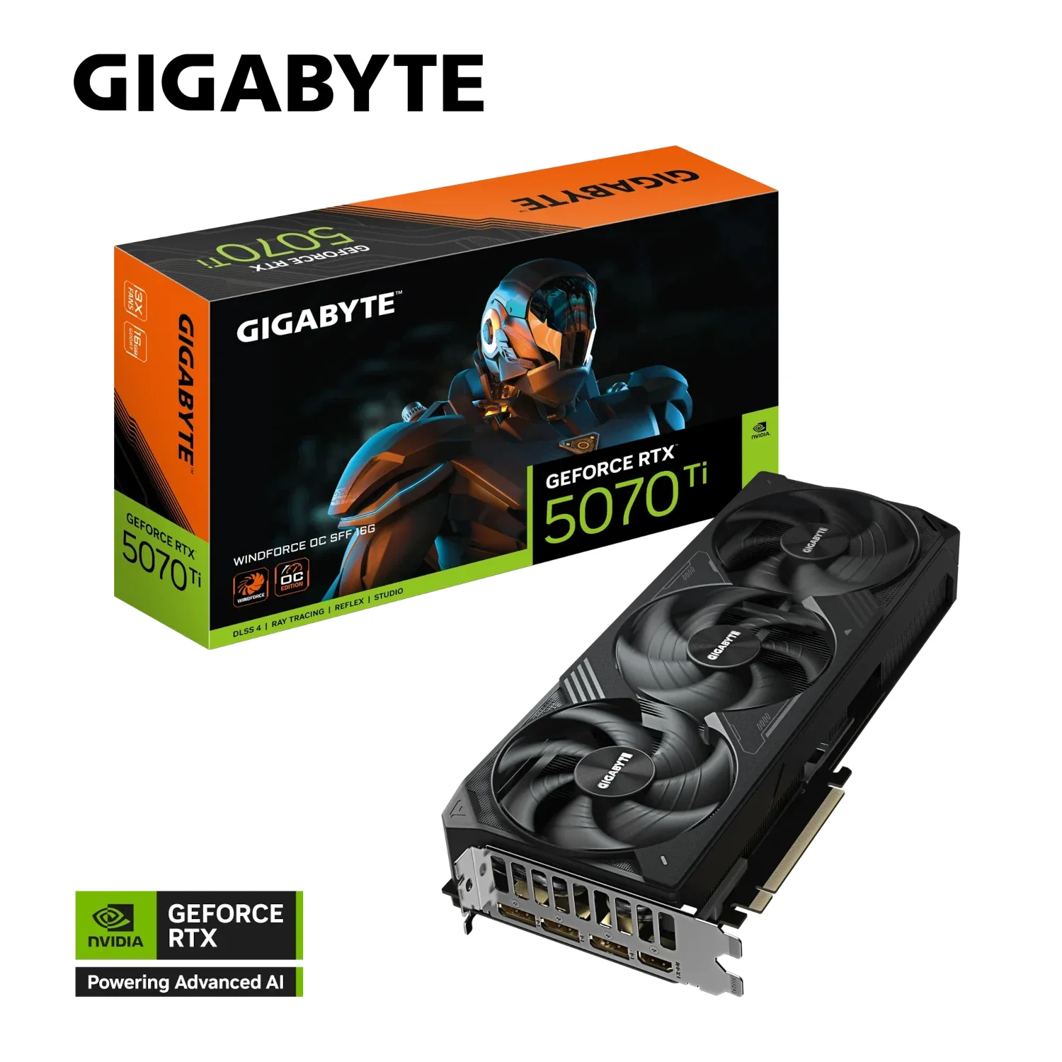 Gigabyte WINDFORCE OC SFF GeForce RTX 5070 Ti 16 GB
