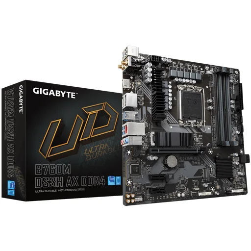 Gigabyte B760M DS3H AX DDR4 Micro ATX LGA1700 Motherboard