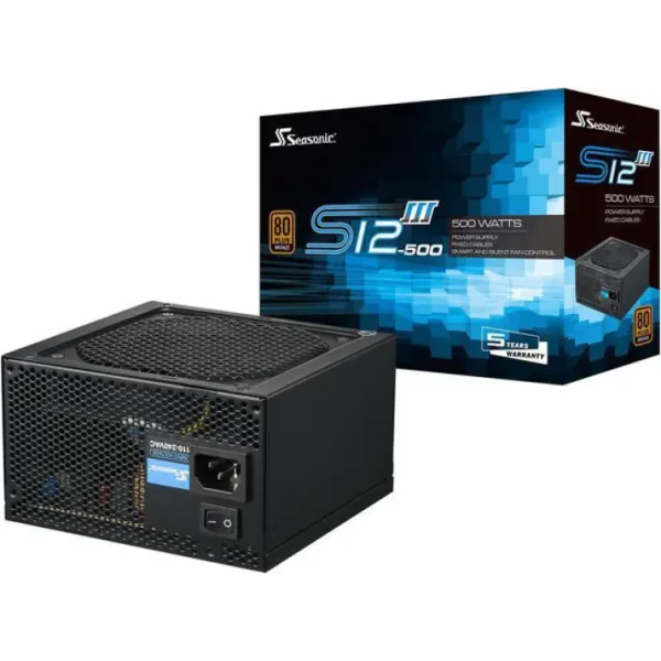 SeaSonic S12III 500 W 80+ Bronze Certified ATX Power Supply