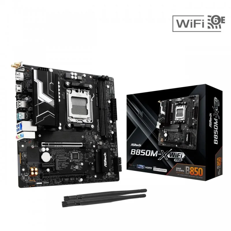 ASRock B850M-X Micro ATX AM5 Motherboard
