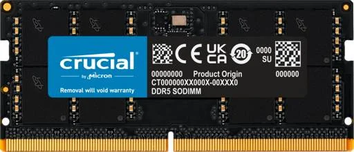 Crucial CT48G56C46S5 48 GB (1 x 48 GB) DDR5-5600 SODIMM CL46 Memory