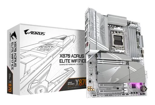 Gigabyte X870 AORUS ELITE WIFI7 ICE ATX AM5 Motherboard