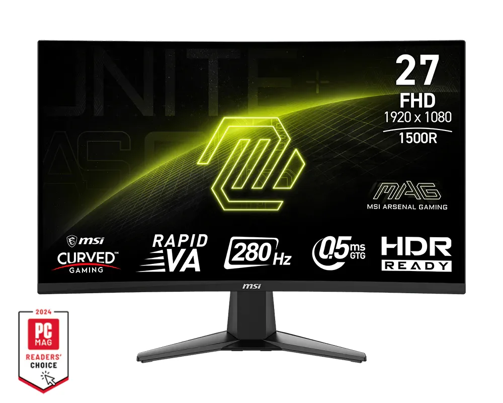 MSI MAG 276CXF 27.0" 1920 x 1080 280 Hz Curved Monitor