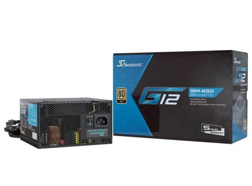 SeaSonic G12 GM 850 W 80+ Gold Certified Semi-modular ATX Power Supply