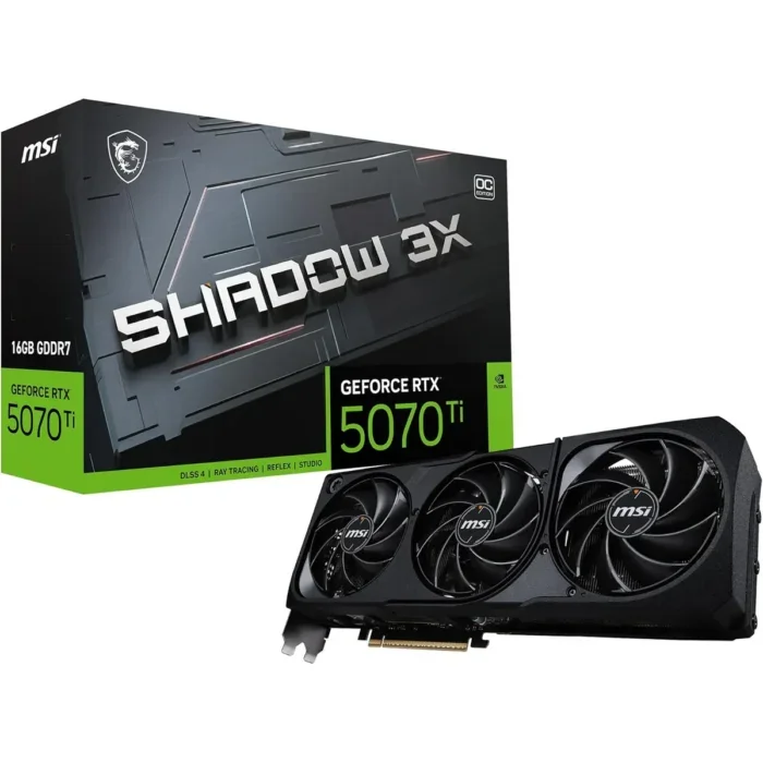 MSI SHADOW 3X OC GeForce RTX 5070 Ti 16 GB