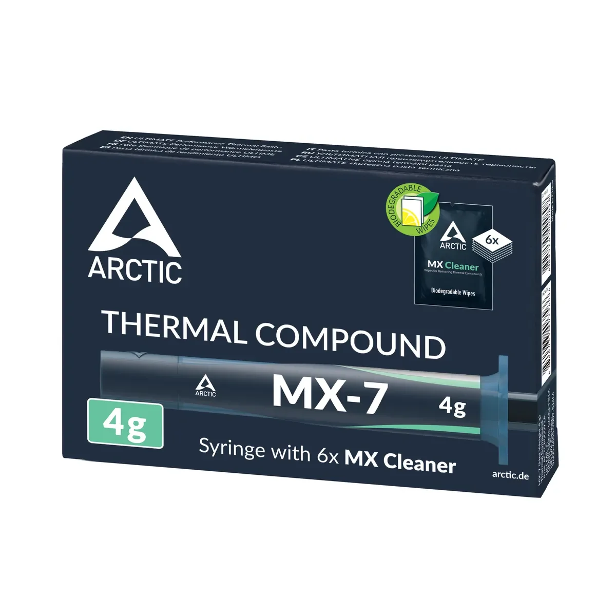 ARCTIC MX-7 with MX Cleaner 4 g Thermal Paste