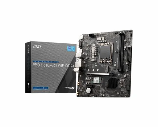 MSI PRO H610M-G WIFI Micro ATX LGA1700 Motherboard