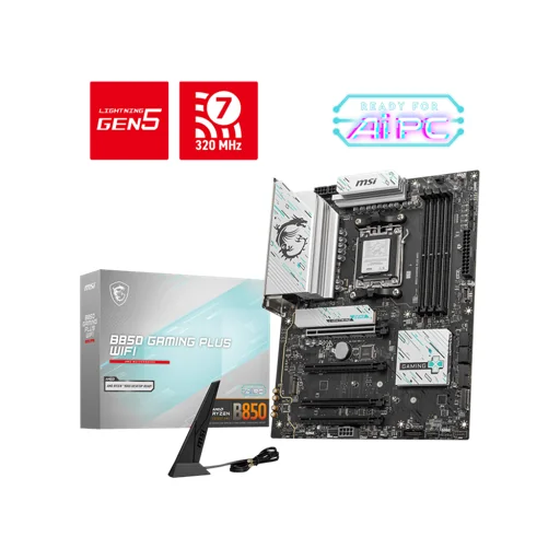 MSI B850 GAMING PLUS WIFI ATX AM5 Motherboard