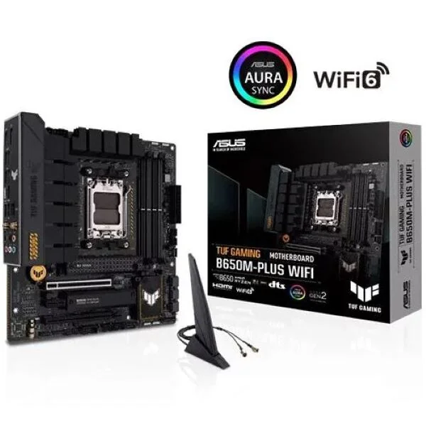 Asus TUF GAMING B650M-PLUS WIFI Micro ATX AM5 Motherboard