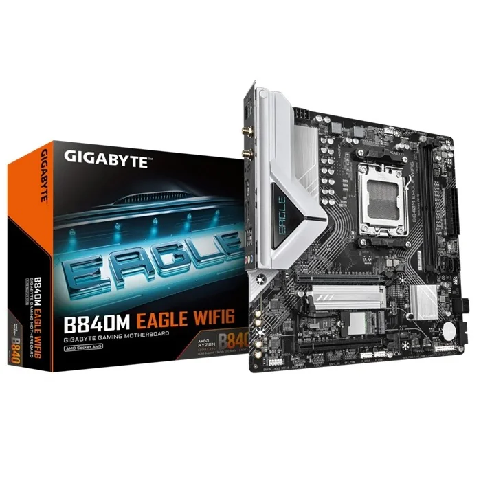 Gigabyte B840M EAGLE WIFI6 Micro ATX AM5 Motherboard
