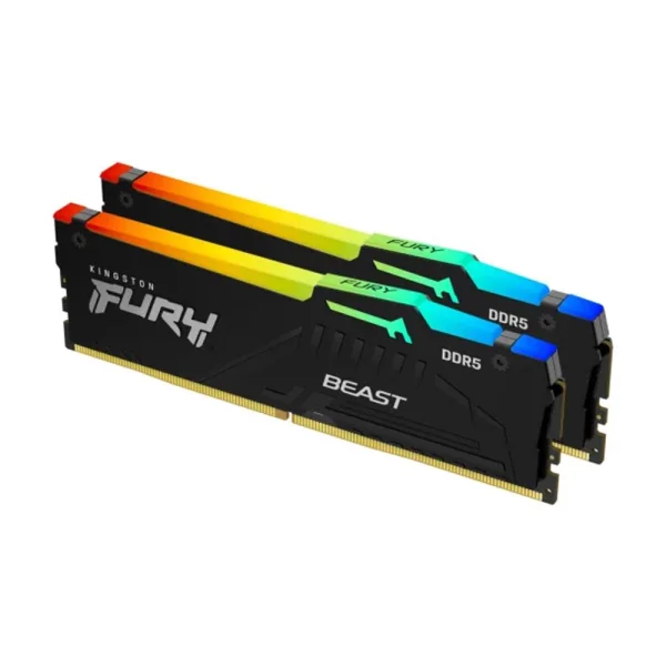 Kingston FURY Beast RGB 32 GB (2 x 16 GB) DDR5-6000 CL30 Memory