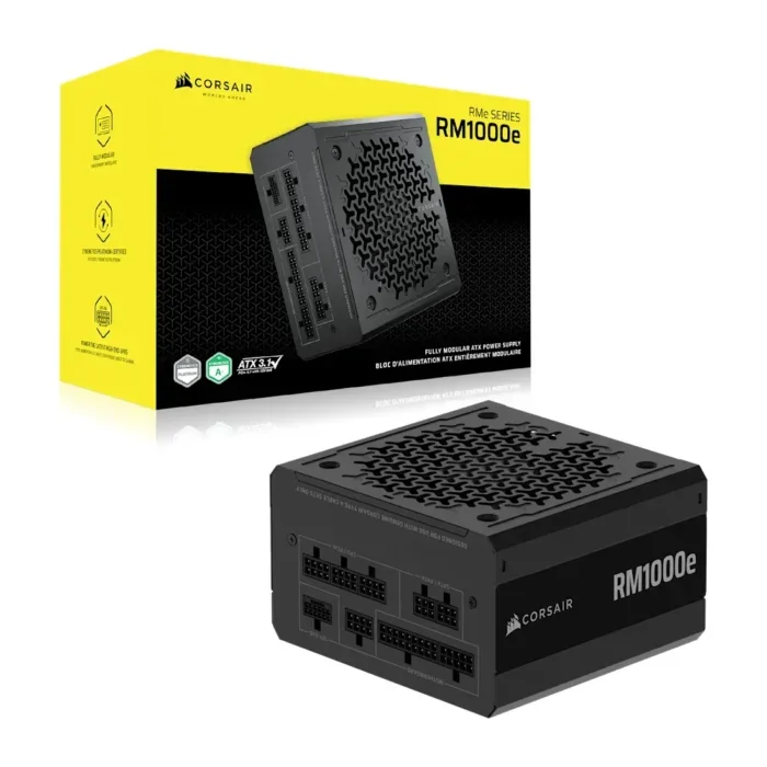 Corsair RM1000e (2025) 1000 W Fully Modular ATX Power Supply