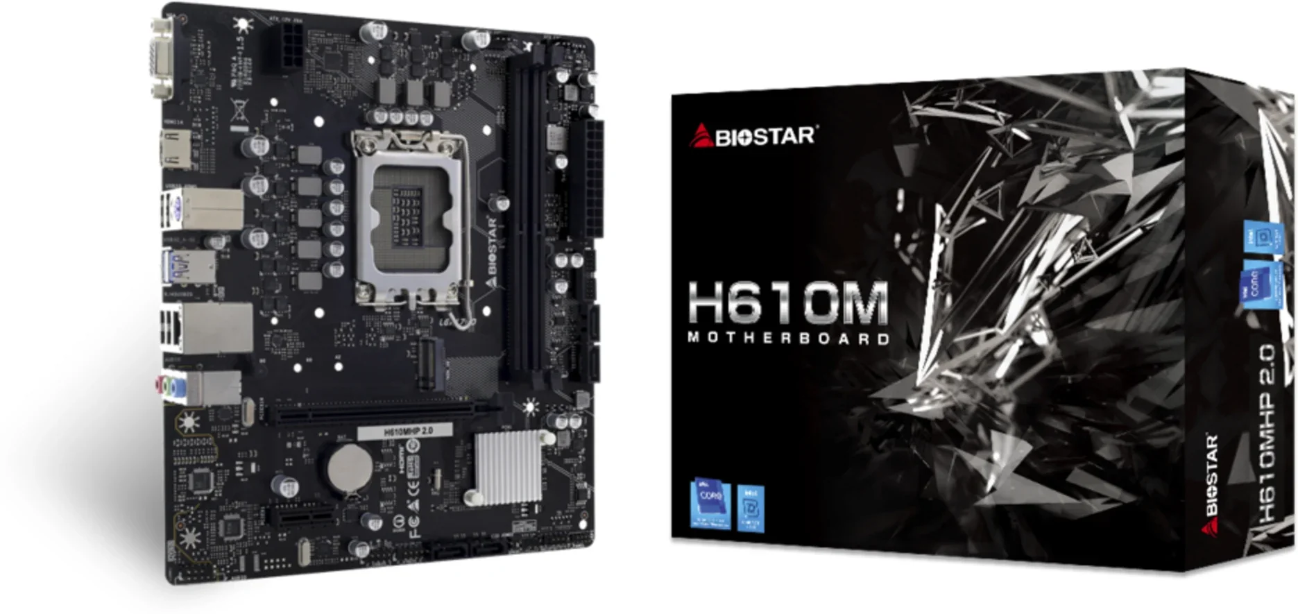 Biostar H610MHP 2.0 Micro ATX LGA1700 Motherboard