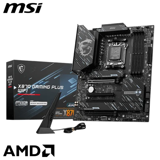 MSI X870 GAMING PLUS WIFI ATX AM5 Motherboard