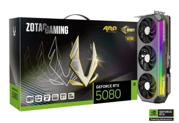 Zotac GAMING AMP Extreme INFINITY GeForce RTX 5080 16 GB